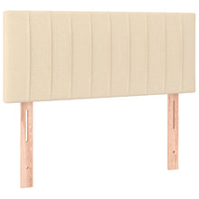 Hoofdbord 80x5x78/88 cm stof crèmekleurig 1 80 cm Crème