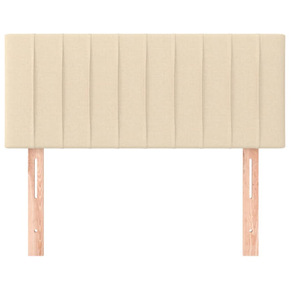 Hoofdbord 80x5x78/88 cm stof crèmekleurig 1 80 cm Crème