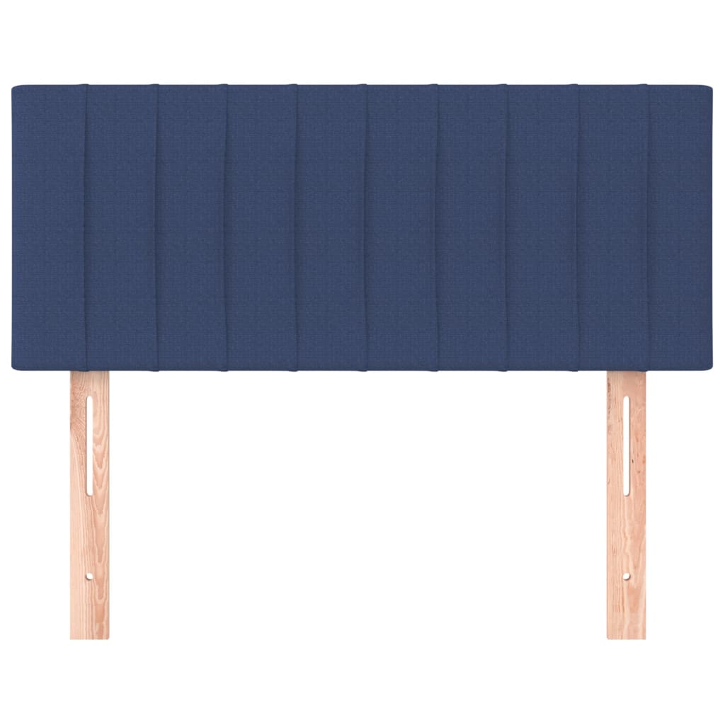 Hoofdbord 80x5x78/88 cm stof blauw 1 80 cm Blauw