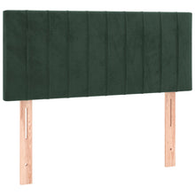 Hoofdbord 80X5X78/88 Cm Fluweel Donkergroen 80 cm Laag