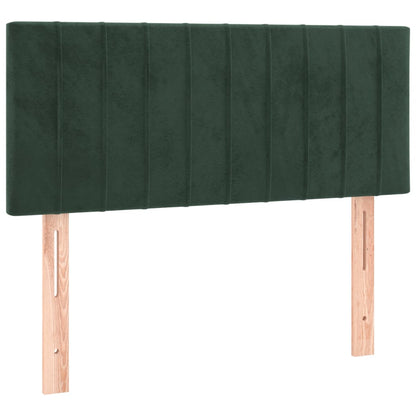 Hoofdbord 80X5X78/88 Cm Fluweel Donkergroen 80 cm Laag