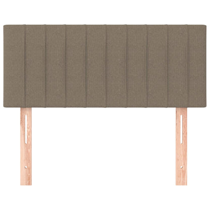 Hoofdbord 90x5x78/88 cm stof taupe 1 90 cm Taupe