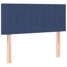 Hoofdbord 90x5x78/88 cm stof blauw 90 cm Laag