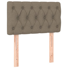 Hoofdbord 80x7x78/88 cm stof taupe 1 80 cm Taupe
