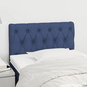 Hoofdbord 80x7x78/88 cm stof blauw