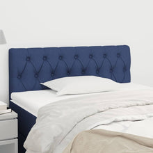 Hoofdbord 90X7X78/88 Cm Stof Blauw 90 cm Laag