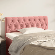 Hoofdbord 90x7x78/88 cm fluweel roze