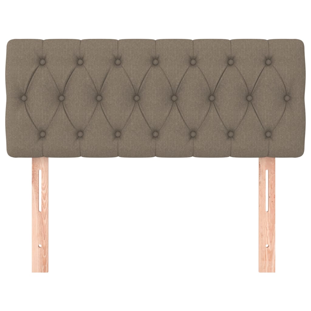 Hoofdbord 00X7X78/88 Cm Stof Taupe 1 100 cm Laag
