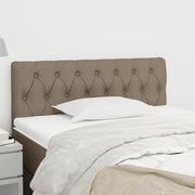 Hoofdbord 100x7x78/88 cm stof taupe