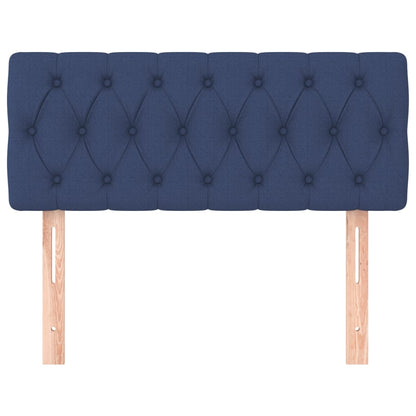 Hoofdbord 100X7X78/88 Cm Stof Blauw 100 cm