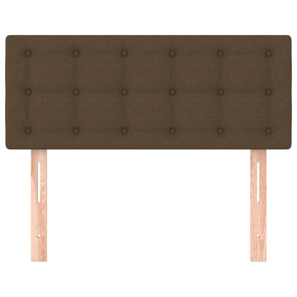 Hoofdbord 80x5x78/88 cm stof donkerbruin 80 cm Laag