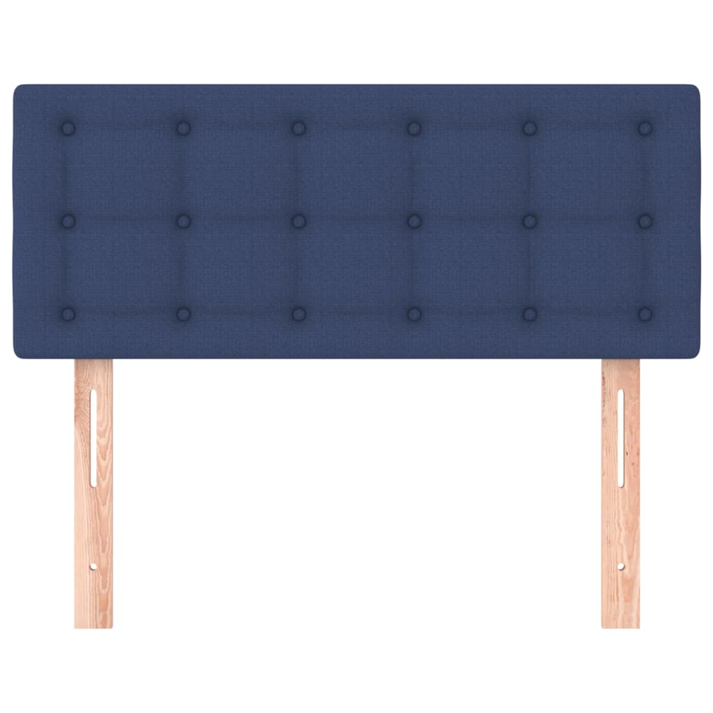 Hoofdbord 80X5X78/88 Cm Stof Blauw 80 cm Laag