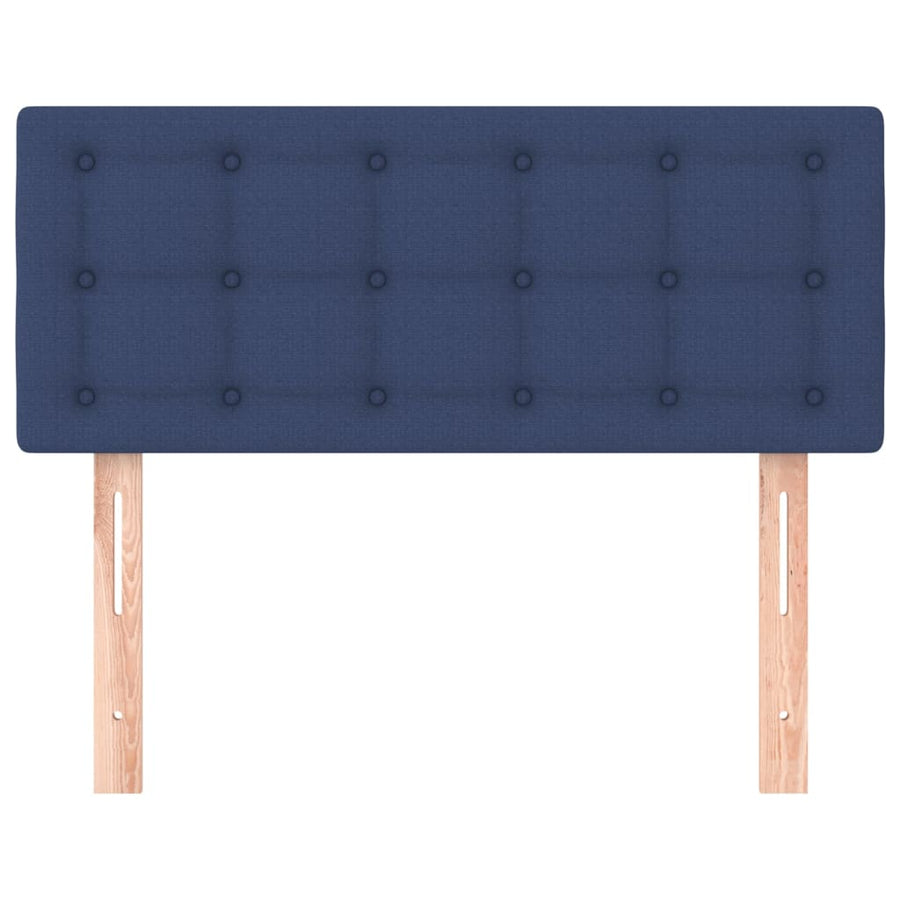 Hoofdbord 80X5X78/88 Cm Stof Blauw 80 cm Laag