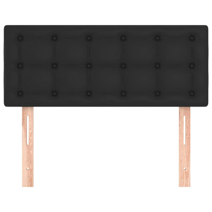 Hoofdbord 80X5X78/88 Cm Kunstleer Zwart 80 cm Laag
