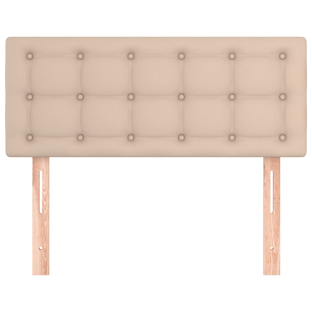 Hoofdbord 80x5x78/88 cm kunstleer cappuccinokleurig