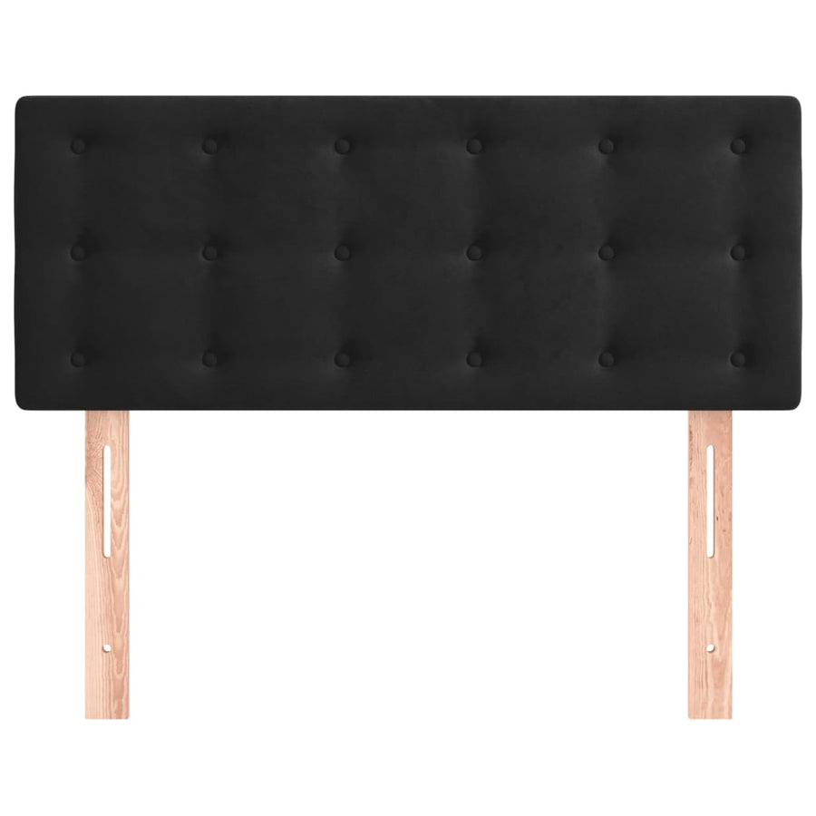 Hoofdbord 80x5x78/88 cm fluweel zwart 1 80 cm Zwart