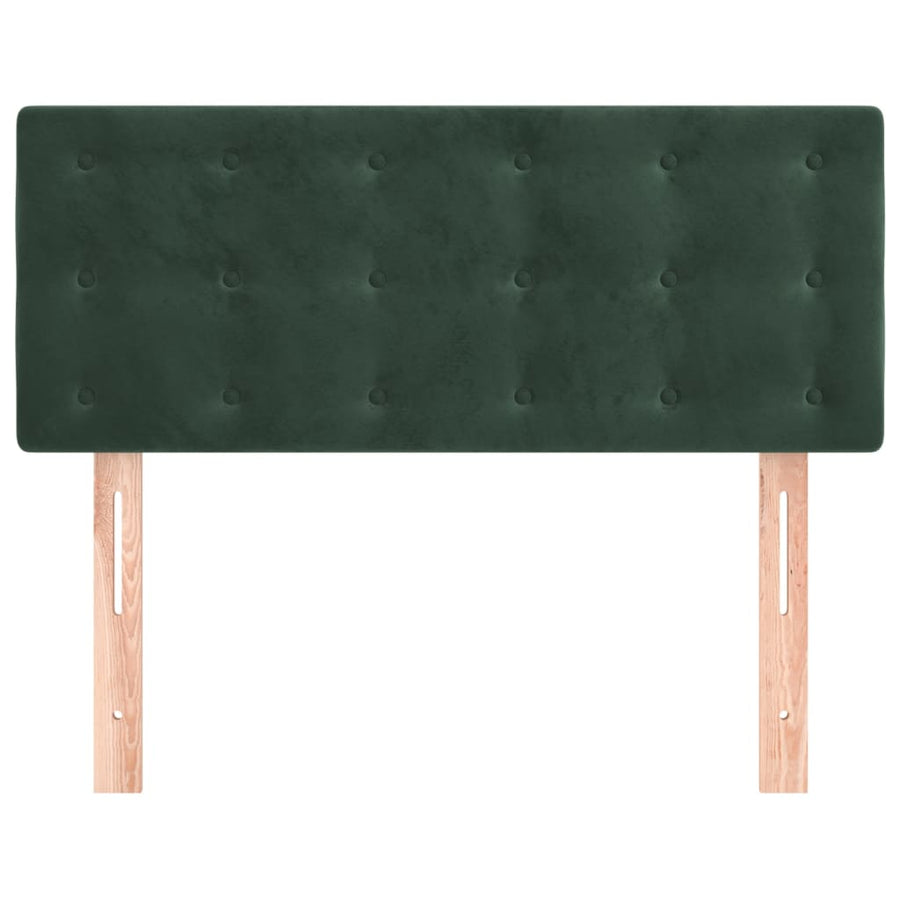 Hoofdbord 80x5x78/88 cm fluweel donkergroen 1 80 cm Donkergroen