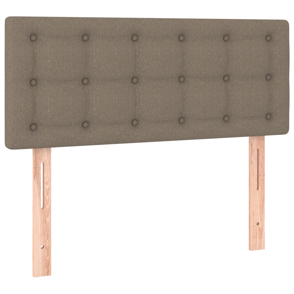 Hoofdbord 90x5x78/88 cm stof taupe