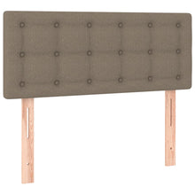 Hoofdbord 90x5x78/88 cm stof taupe