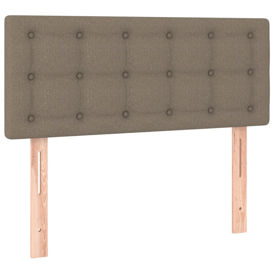 Hoofdbord 90x5x78/88 cm stof taupe