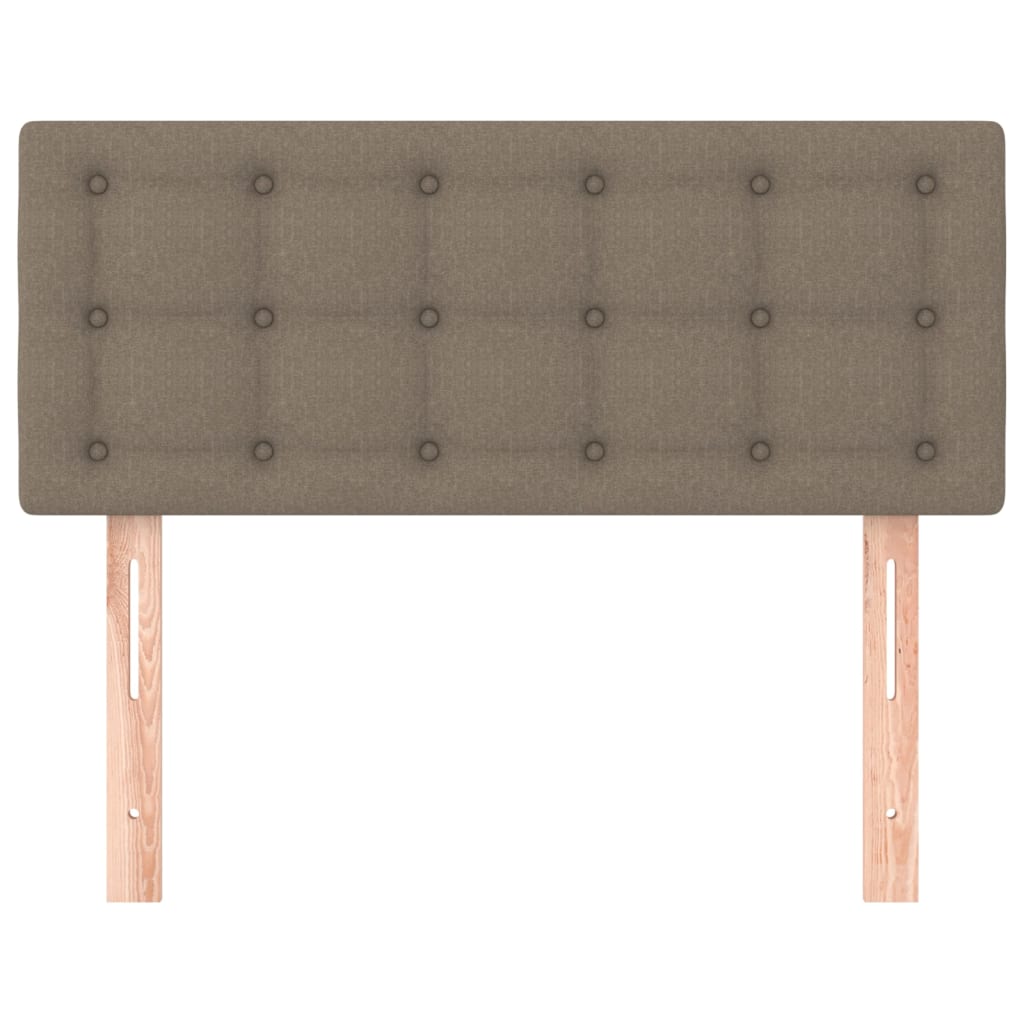 Hoofdbord 90x5x78/88 cm stof taupe