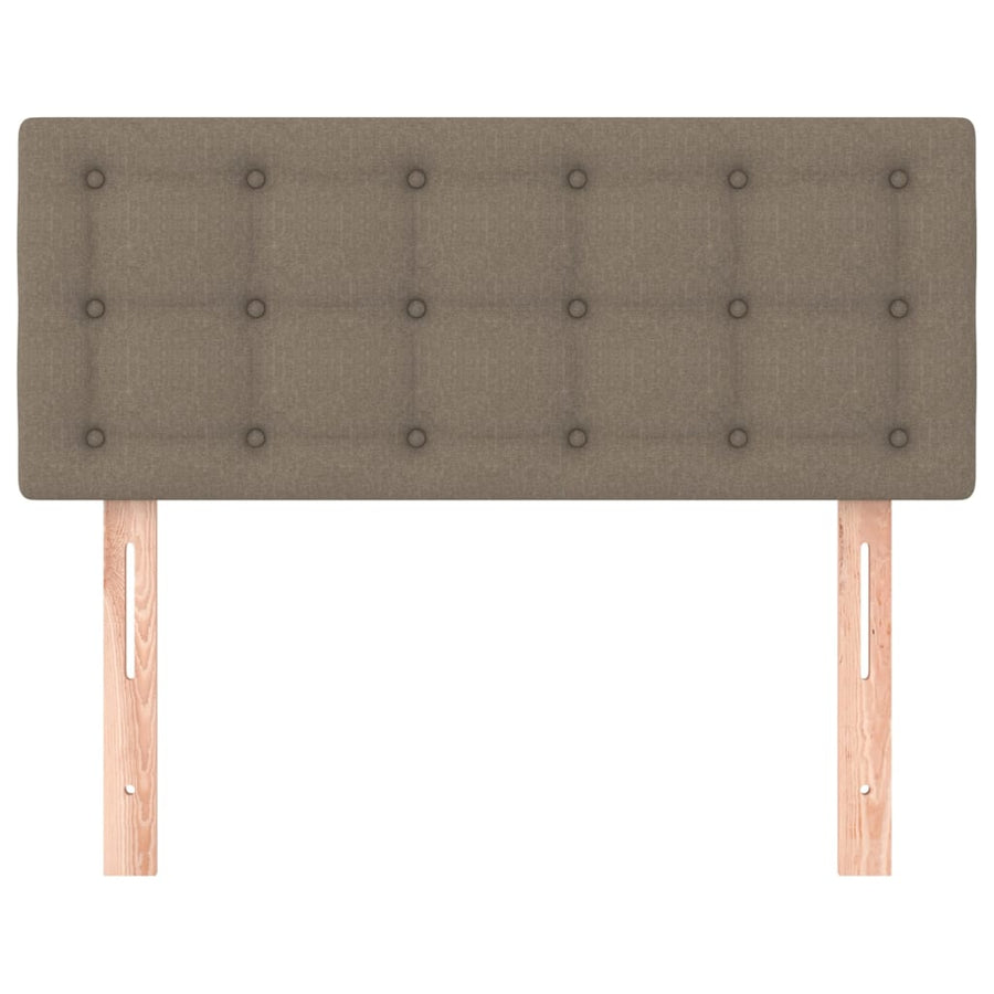 Hoofdbord 90x5x78/88 cm stof taupe