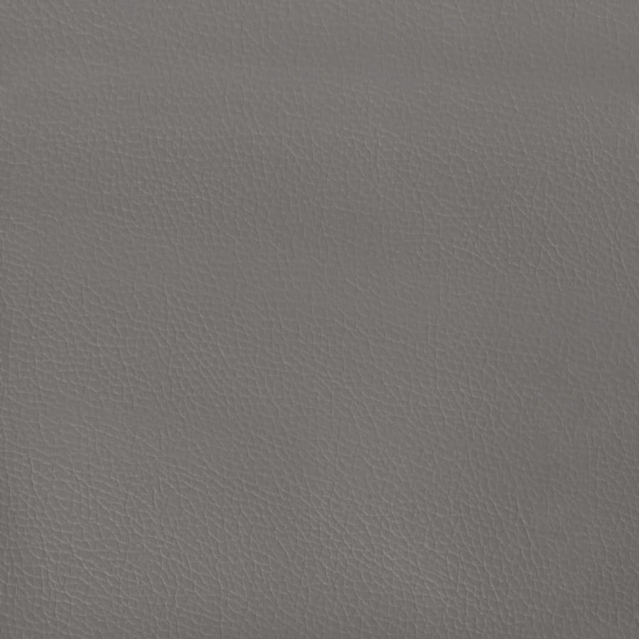 Hoofdbord 90X5X78/88 Cm Kunstleer Grijs 90 cm Laag
