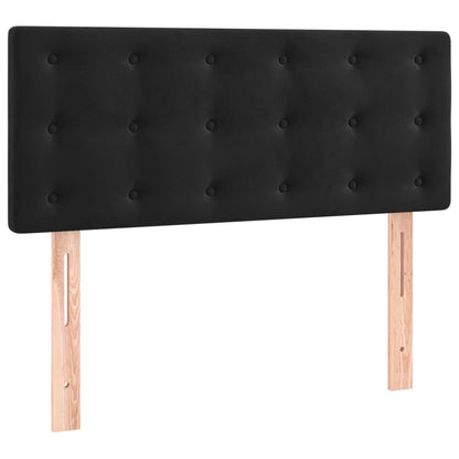 Hoofdbord 90x5x78/88 cm fluweel zwart 1 90 cm Zwart
