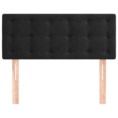 Hoofdbord 90x5x78/88 cm fluweel zwart 1 90 cm Zwart