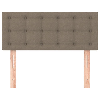 Hoofdbord 100x5x78/88 cm stof taupe