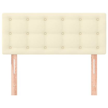 Hoofdbord 00X5X78/88 Cm Kunstleer Kleurig Crème 100 cm Laag