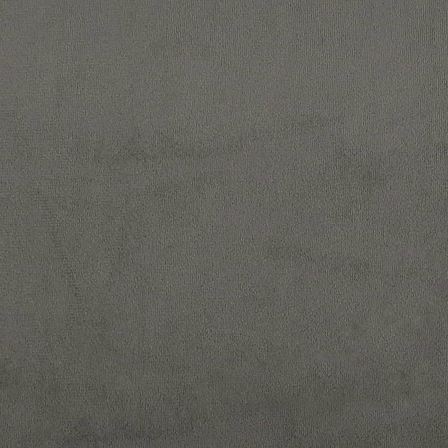 Hoofdbord 00X5X78/88 Cm Fluweel Donkergrijs 1 100 cm Laag