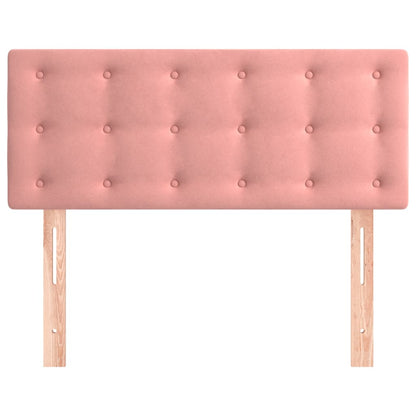 Hoofdbord 00X5X78/88 Cm Fluweel Roze 100 cm Laag