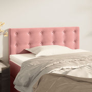 Hoofdbord 100x5x78/88 cm fluweel roze
