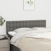 Hoofdborden 2 st 72x5x78/88 cm stof donkergrijs