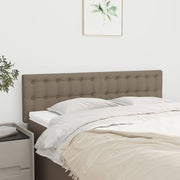 Hoofdborden 2 st 72x5x78/88 cm stof taupe