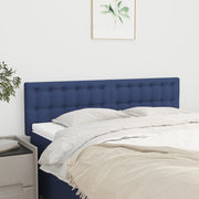 Hoofdborden 2 st 72x5x78/88 cm stof blauw