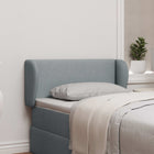 Headboard for Light Grey 40 x 23 x 6 cm Fabric