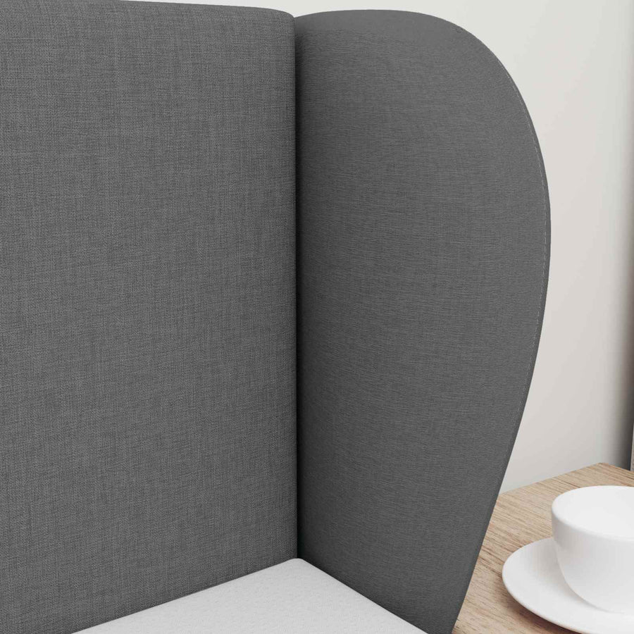 Hoofdbord oor Dim Grijs 40 x 23 x 6 cm Stof