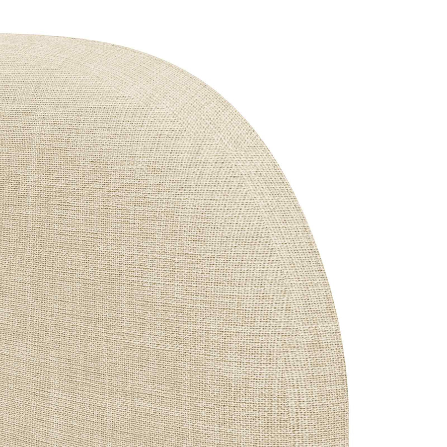 Hoofdbord oor Crème 40 x 23 x 6 cm Stof