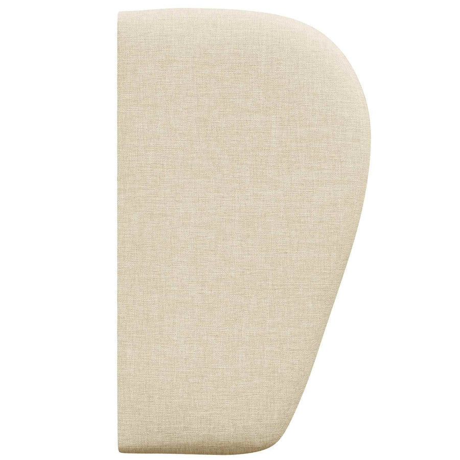 Hoofdbord oor Crème 40 x 23 x 6 cm Stof