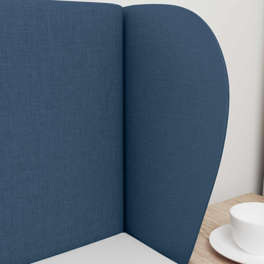 Hoofdbord oor Blauw 40 x 23 x 6 cm Stof