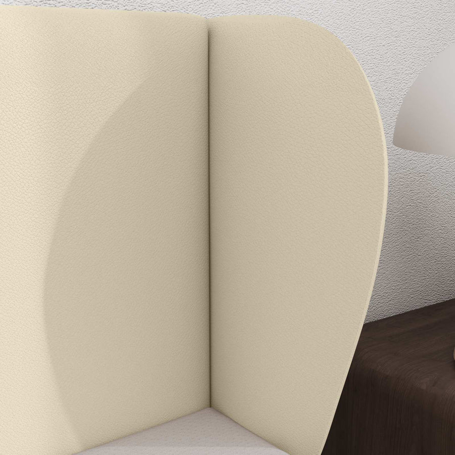 Hoofdbord oor Crème 40 x 23 x 6 cm PVC