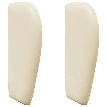 Hoofdbord oor Crème 40 x 23 x 6 cm PVC