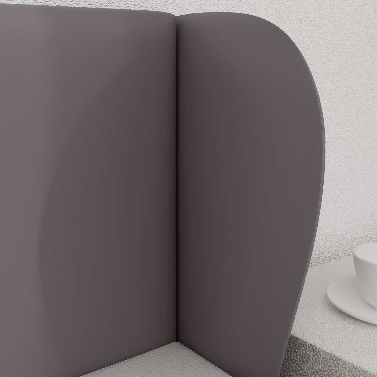 Hoofdbord oor Dim Grijs 40 x 23 x 6 cm PVC