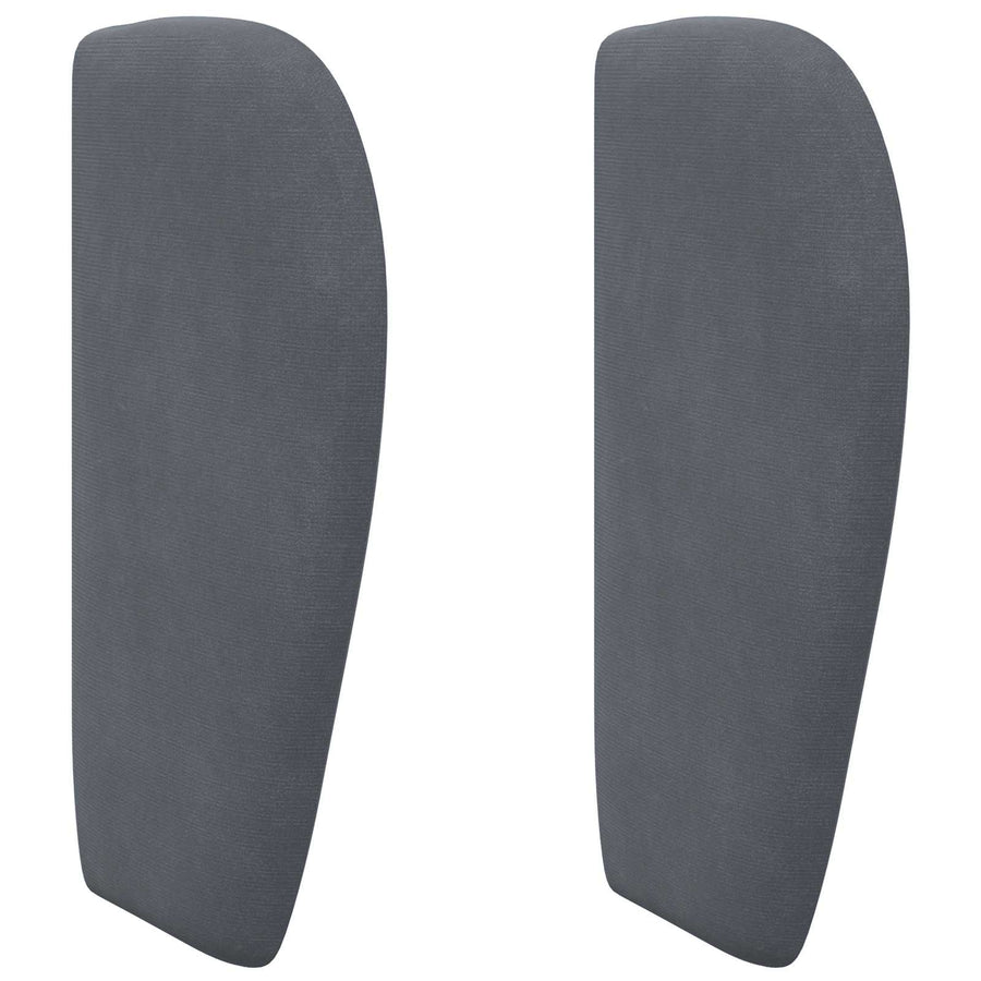 Hoofdbord oor Dim Grijs 40 x 23 x 6 cm Fluweel