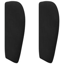 Hoofdbord oor Zwart 40 x 23 x 6 cm Fluweel