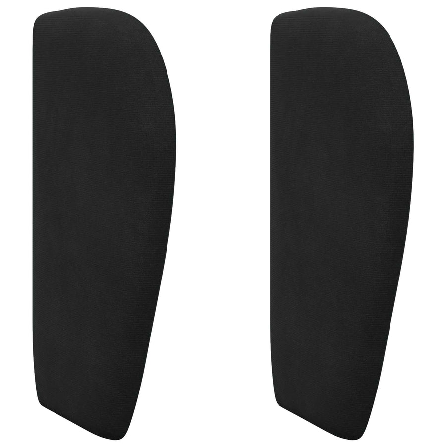 Hoofdbord oor Zwart 40 x 23 x 6 cm Fluweel