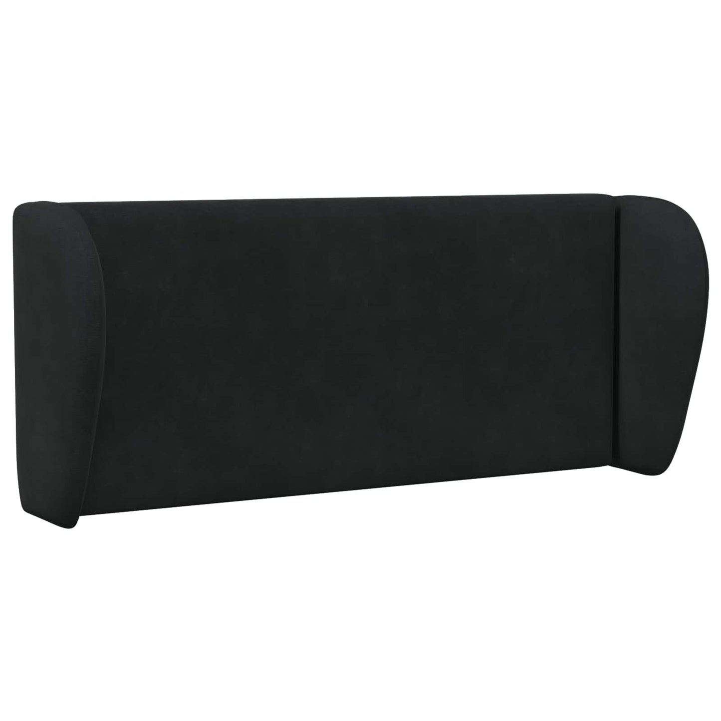 Hoofdbord oor Zwart 40 x 23 x 6 cm Fluweel
