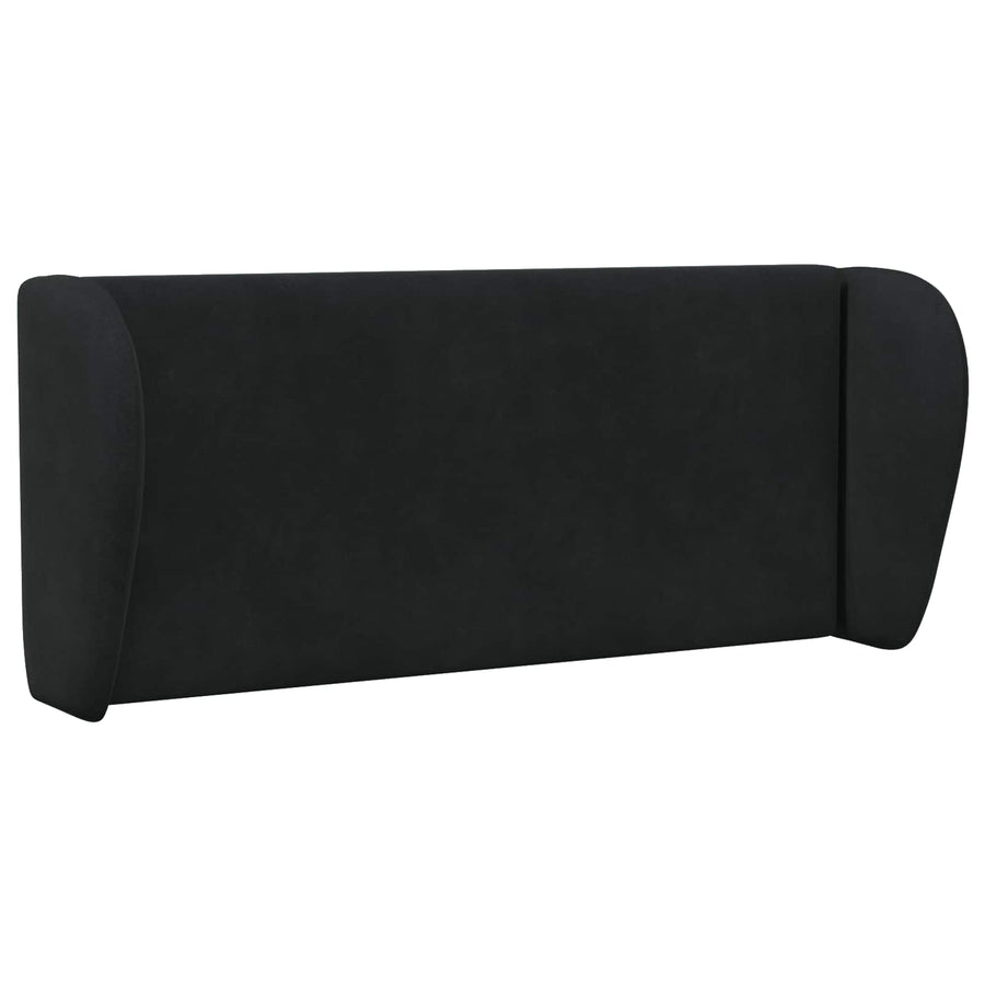 Hoofdbord oor Zwart 40 x 23 x 6 cm Fluweel